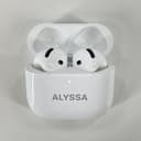 AirPods (4th Gen.) with Active Noise Cancellation USB-C White - ALYSSA Engraved