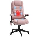 Massage Office Chair w/ 6 Points Heat Velvet Executive Office Chair Refurbished