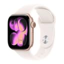 Apple Watch Series 11 42mm GPS Rose Gold Case w Light Blush Band M/L MEU44LW/A