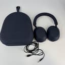 Sony WH-1000XM5 Headphones Blue w/ Case &  Audio Cable - Excellent