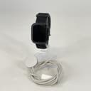 Apple Watch (Series 10) 42mm Jet Black Aluminum (GPS) w/ Sport loop Band - Good