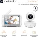 Motorola VM36XL Baby Monitor Portable Video Baby Monitor with Camera 1000ft