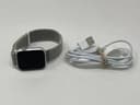 Apple Watch Series 4 40mm Silver Aluminum Case Seashell Fabric Loop GPS Good
