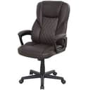 Homcom High Back Executive Computer Desk Office Chair PU Leather Refurbished