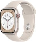 Apple Watch Series 8 GPS + LTE 41MM Starlight Aluminum Case Starlight Sport Band