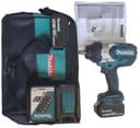 Makita 18v Brushless High‑Torque 1/2" Sq. Drive Impact Wrench Xwt08T  5AH KIT