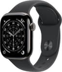 Apple Watch S11 (GPS + LTE) 42MM Slate Titanium Case Black Sport Band