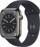 Apple Watch Series 8 45mm Stainless Steel Graphite - GPS + Cellular - Good