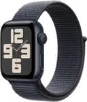 Apple Watch Series SE 2nd Gen (GPS) 40mm Midnight Aluminum Case Ink Sport Loop