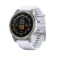 Garmin Epix Pro (Gen 2), 47mm Sapphire, Titanium w/ Whitestone Band 010-0xxxx-xx