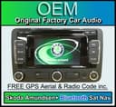 Skoda Yeti Navigation, Bluetooth Handsfree, Skoda Amundsen Sat Nav car stereo