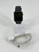 Apple Watch 7000 42mm Space Gray Series Aluminum w/ Black Sport Band - Good 