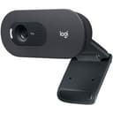 Logitech - C505 720 Webcam with Long-Range Mic - Black