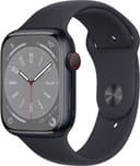 Apple Watch Series 8 GPS + LTE 45MM Midnight Aluminum Case Midnight Sport Band