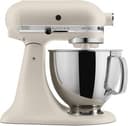KitchenAid Tilt Head Stand Mixer KSM156MPTFL Matte Fresh Linen 5 Quart Excellent