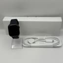 Apple Watch (Series 11) 46mm Jet Black Aluminum (LTE) w/ Black Sport - Very Good