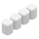 Sonos One Gen 2 Voice Controlled Smart Speaker  Alexa 4 Pack White (Refurbished)
