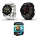 Garmin epix Gen 2 Premium Sapphire Active Smartwatch 47mm +2-YR Warranty Bundle