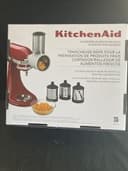 KitchenAid RKSMVSA Fresh Prep Slicer Shredder Attachment Culinary Food Pusher