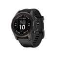 Garmin Fenix 7S Pro Sapphire Solar, Carbon Titanium w/ Black Band 010-0xxxx-xx