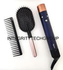 Genuine Dyson Hair Dryer Airwrap Multi Styler Blue/Copper Wand + Brushes (USED)