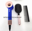 OEM Dyson Supersonic Hair Dryer Electric Blue/Blush Fast Drying Brush Comb Set