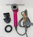Genuine Dyson Supersonic Hair Dryer HD01  Plus Attachments Fuchsia (USED)