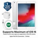 Good (B-) Apple iPad 5th Gen 9.7 32GB Silver WiFi Cellular Unlocked 1Yr Wty🔋86%