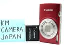 [US DUTY PAID] Canon PowerShot IXY 200 ELPH 185 digital Camera 180 Red #016-17