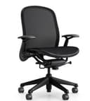 Knoll Chadwick Mesh Desk Office Chair Black Adjustable Arms Tilt Lock