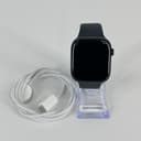 Apple Watch (Series 10) 46mm Jet Black Aluminum (GPS) w/ Black Sport - Good