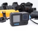 GoPro Hero 10 Black Action Camera Bundle - Great Cond.