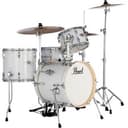 Pearl Midtown 4-Piece Complete Drum Set Pure White Refurbished
