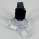 Apple Watch (Series 10) 42mm Jet Black Aluminum (LTE) w/ Black Sport - Excellent