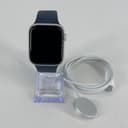 Apple Watch (SE) 2nd Gen. 44mm Silver Aluminum (LTE) w/ Blue Sport - Good 