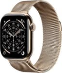 Apple Watch Series 11 (GPS + LTE) 42MM Gold Titanium Case Gold Milanese Loop