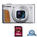 Canon PowerShot SX740 HS Digital Camera (Silver) with Memory Card -