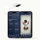 Nanit Pro Camera with Wall Mount N311 White 1080p Smart Baby Monitor Excellent