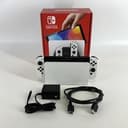 Nintendo Switch OLED Original Handheld Console Black 64GB w/ Charger/Dock - Good