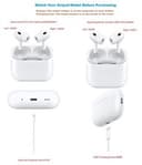 Apple AirPods Pro 2 (2nd Gen) - Right, Left or Charging Case - For Replacement