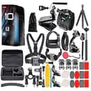 GoPro HERO10 Black - Waterproof Action Camera + 50 Piece Accessory Kit - Bundle