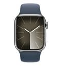 Apple Watch Series 9 (GPS + LTE) 45mm Silver Aluminum Case Winter Blue Sport