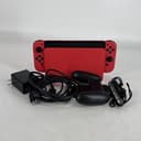 Nintendo Switch OLED Mario Red Edition Handheld Console Red 64GB - Very Good