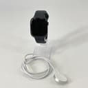 Apple Watch (Series 10) 46mm Jet Black Aluminum (GPS) w/ Black Sport Band- Good