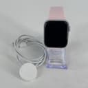 Apple Watch (SE) 2nd Gen. 44mm Starlight Aluminum (LTE) w/Pink Sport - Very Good
