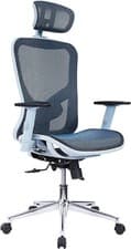 Techni Mobili RTA-1008-BL High Back Executive Office Chair  w/ Headrest - Blue