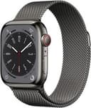 Apple Watch Series 8 (GPS+LTE) 41MM Graphite Stainless Steel Case Milanese Loop