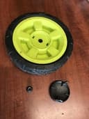 Use OEM Parts Front 8” Wheel Assy Ryobi 20 in. 40V RY401017 Cordless Lawn Mower