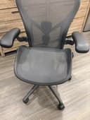 Herman Miller Aeron Mesh Office Chair with Adjustable Arms and Wheels
