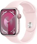 Apple Watch Series 9 (GPS + LTE) 45MM Pink Aluminum Case Light Pink Sport Band